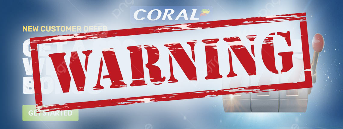 coral casino warning